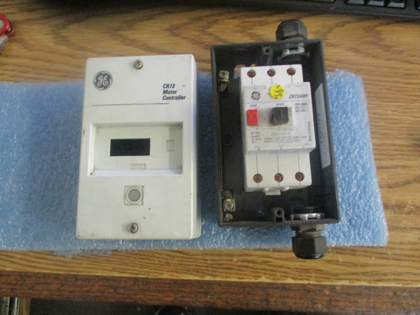 GE / General Electric Cat. # CR72 Motor Controller with: CR72AMF Starter.