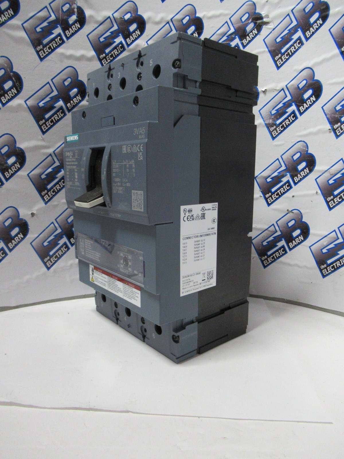 Siemens 3VA5340-5EC31-0AA0 Circuit Breaker 400 Amp 600 Volt 3 Pole 35K -NEW-B