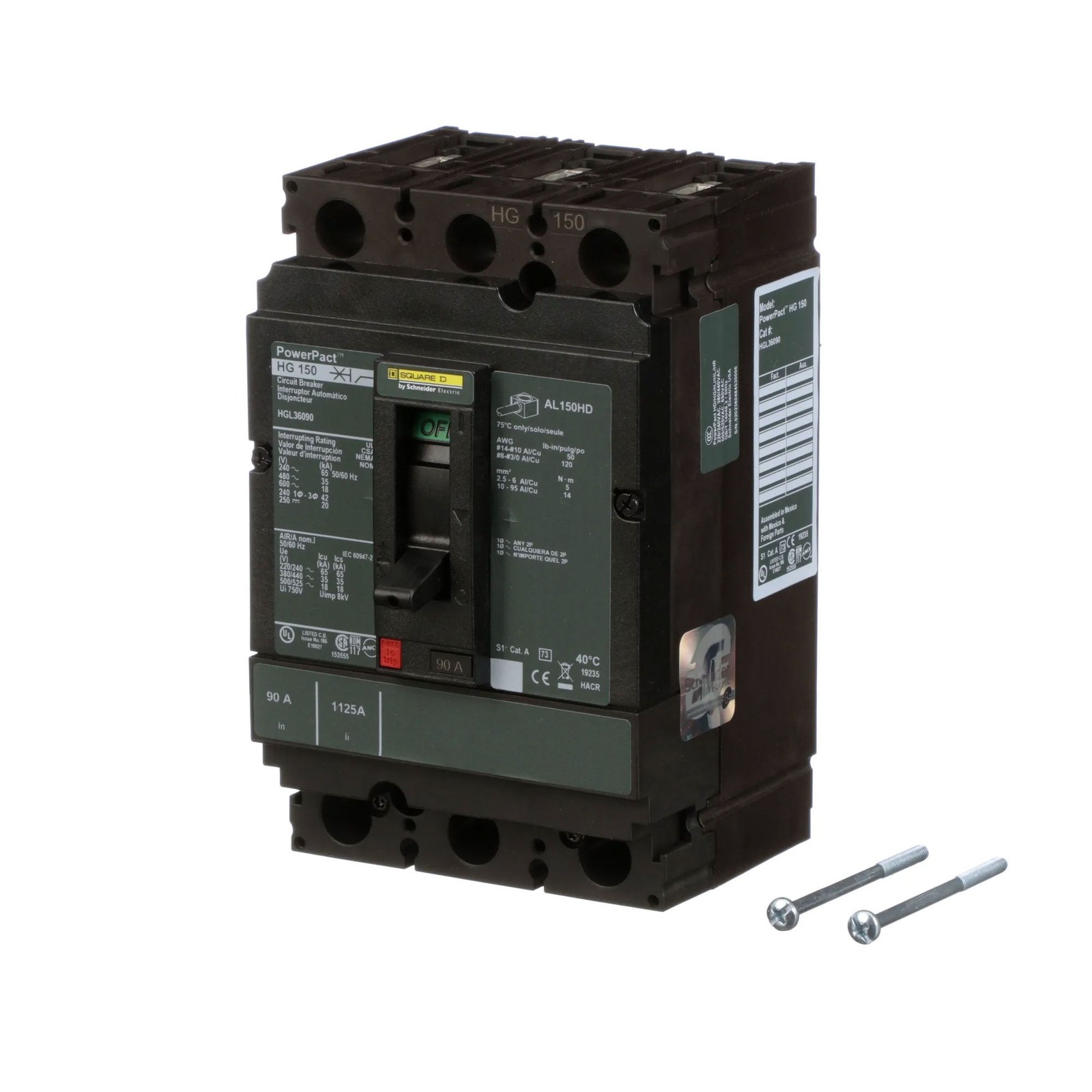 HGL36090 – Square D – Molded Case Circuit Breaker