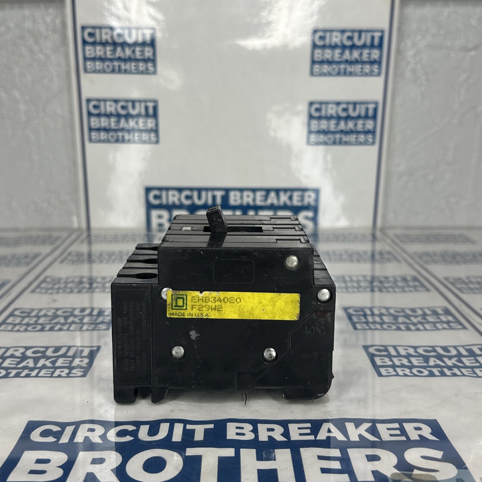 Square D EHB34020 20 Amp 277/480V 3 Pole Circuit Breaker-Warranty Ship Same Day