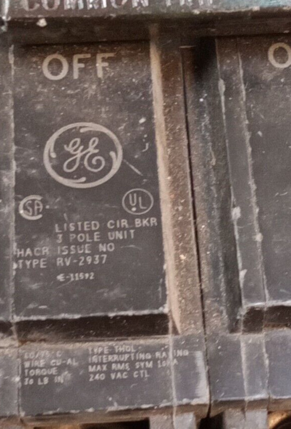 GENERAL ELECTRIC/BREAKER/ THQL32030/ 30A/ 3 P /THQL/ GROVE/USE(L170&C#18