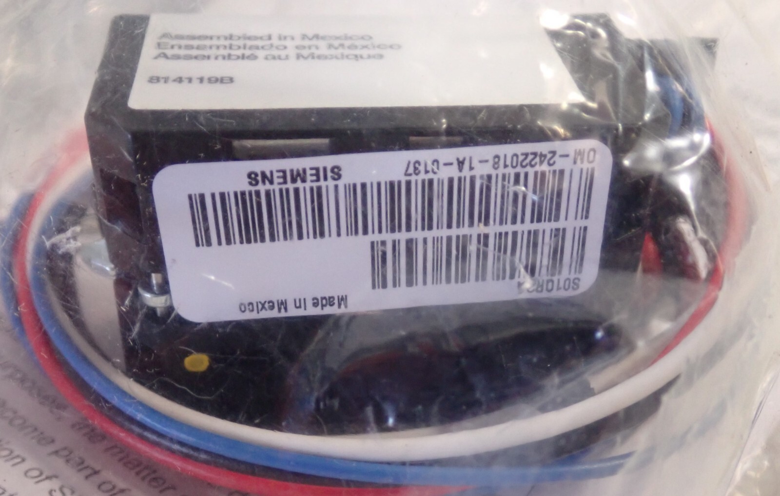 NEW in box Siemens Shunt Trip Aux Switch S01QR2A 120-240VAC 48VDC 50/60Hz