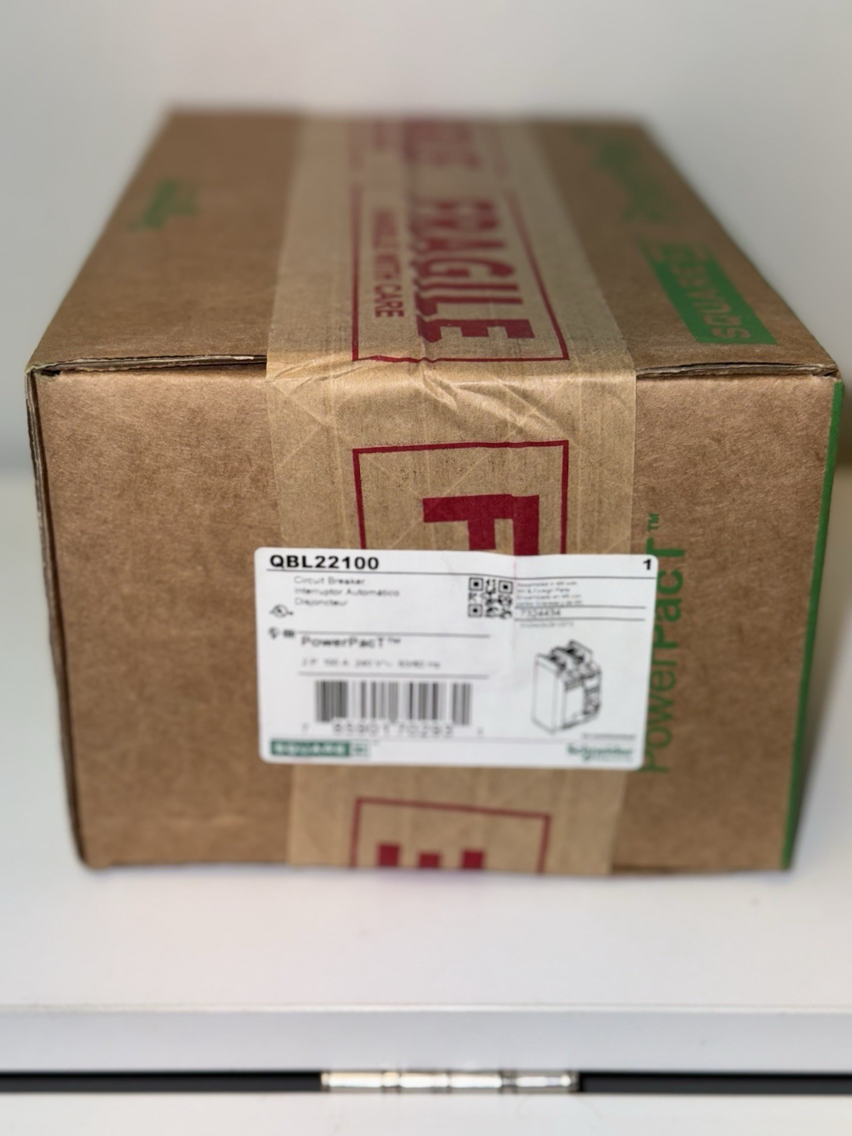 Square D QBL22100 Circuit 100 Amp 2 Pole 240V Breaker *NIB*