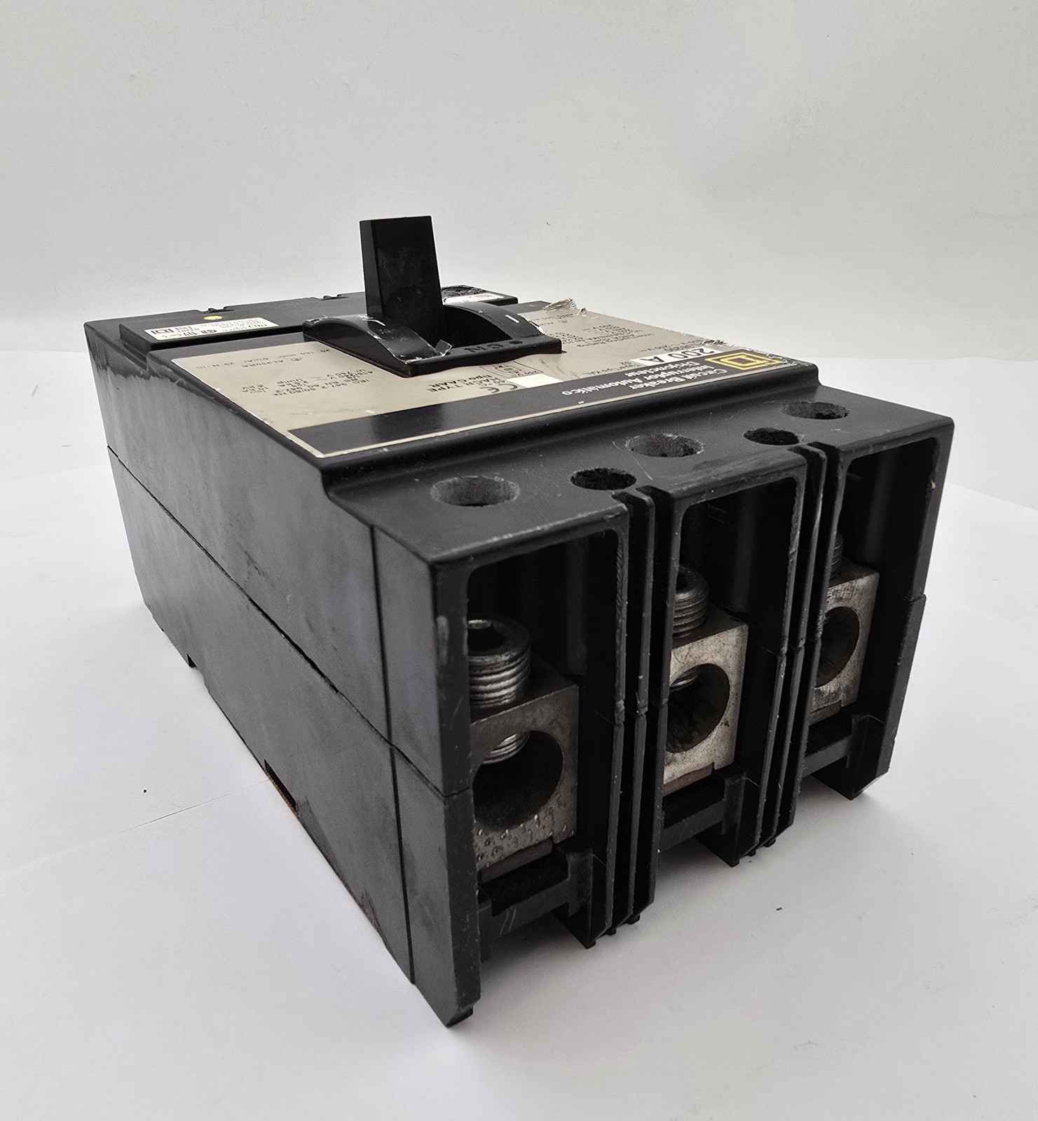 Square D KAL36200 Bolt On Circuit Breaker 200A 600VAC 250VDC HACR 50/60Hz