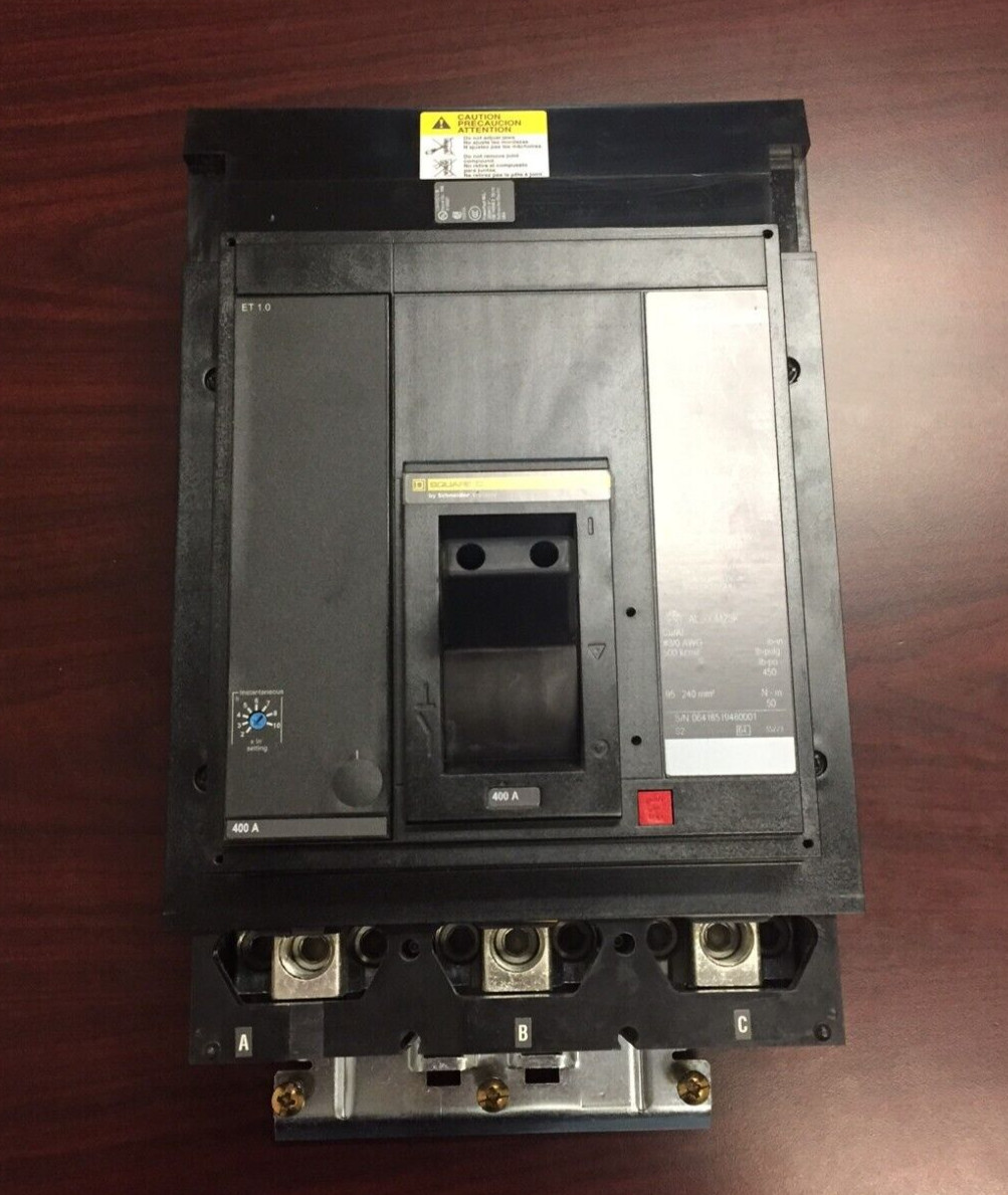 MJA36400 MJA 3 Pole 400Amps 480/600Volt I-Line BRAND NEW Square D Breaker