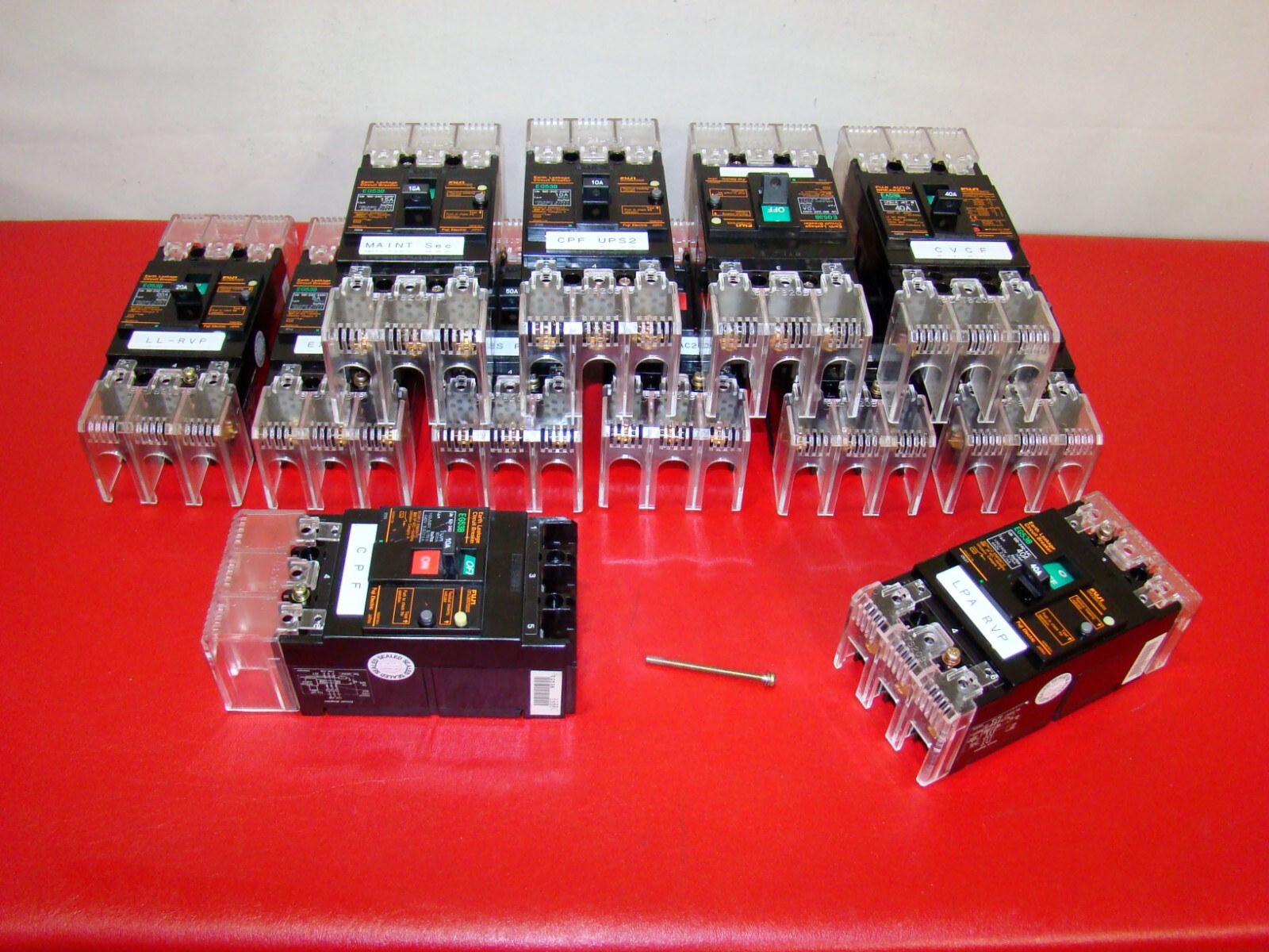 FUJI EG53B 3 Pole (5A) (10A) (15A) (20A) (40A) 50A Leakage Circuit breaker