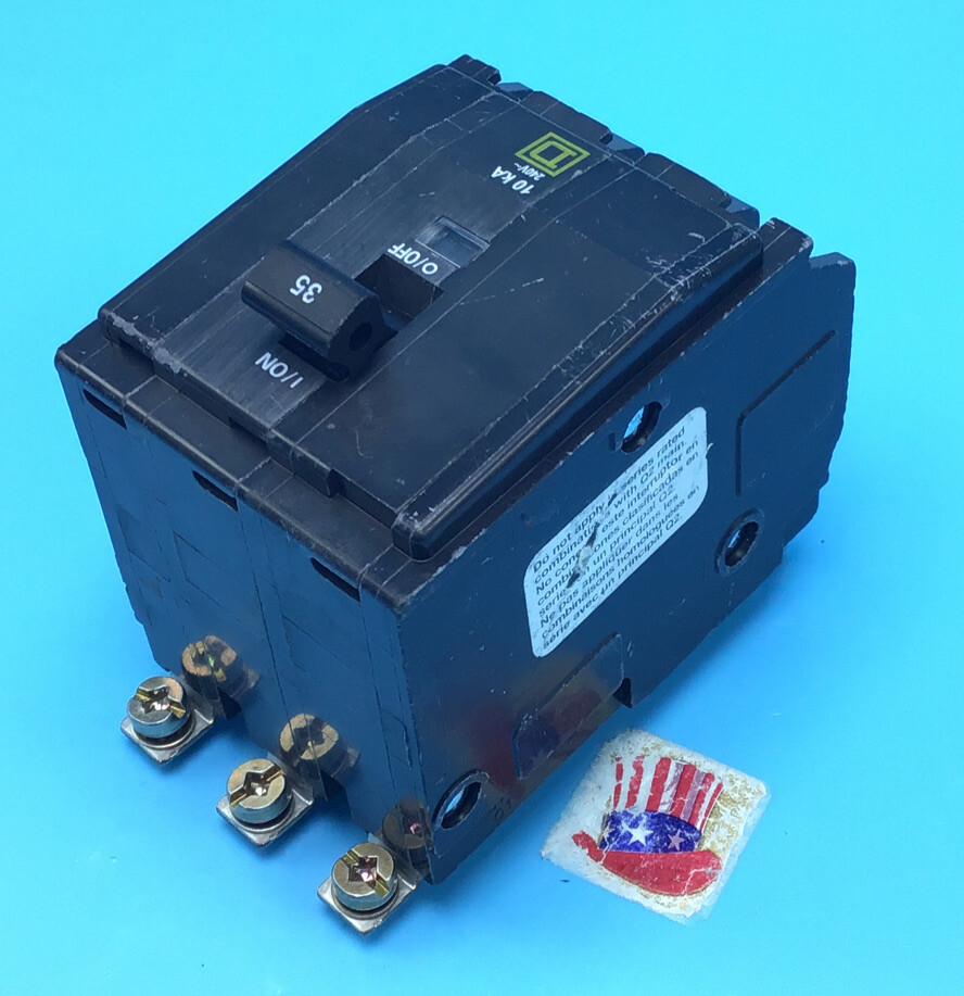 New Circuit Breaker Square D QOB335 35 Amp 3 Pole BOLT ON PANEL ONLY @