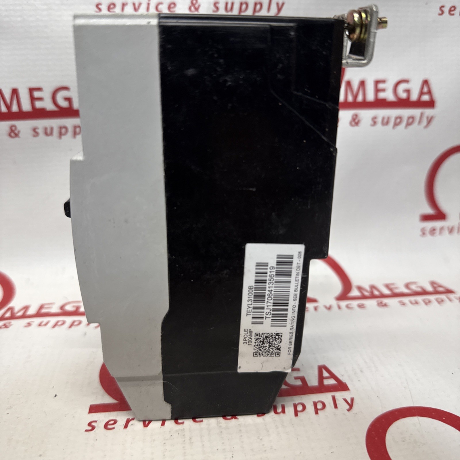 TEYL3100B GE 100 Amp 480V 3 Bolt On Circuit Breaker General Electric TEYL3100