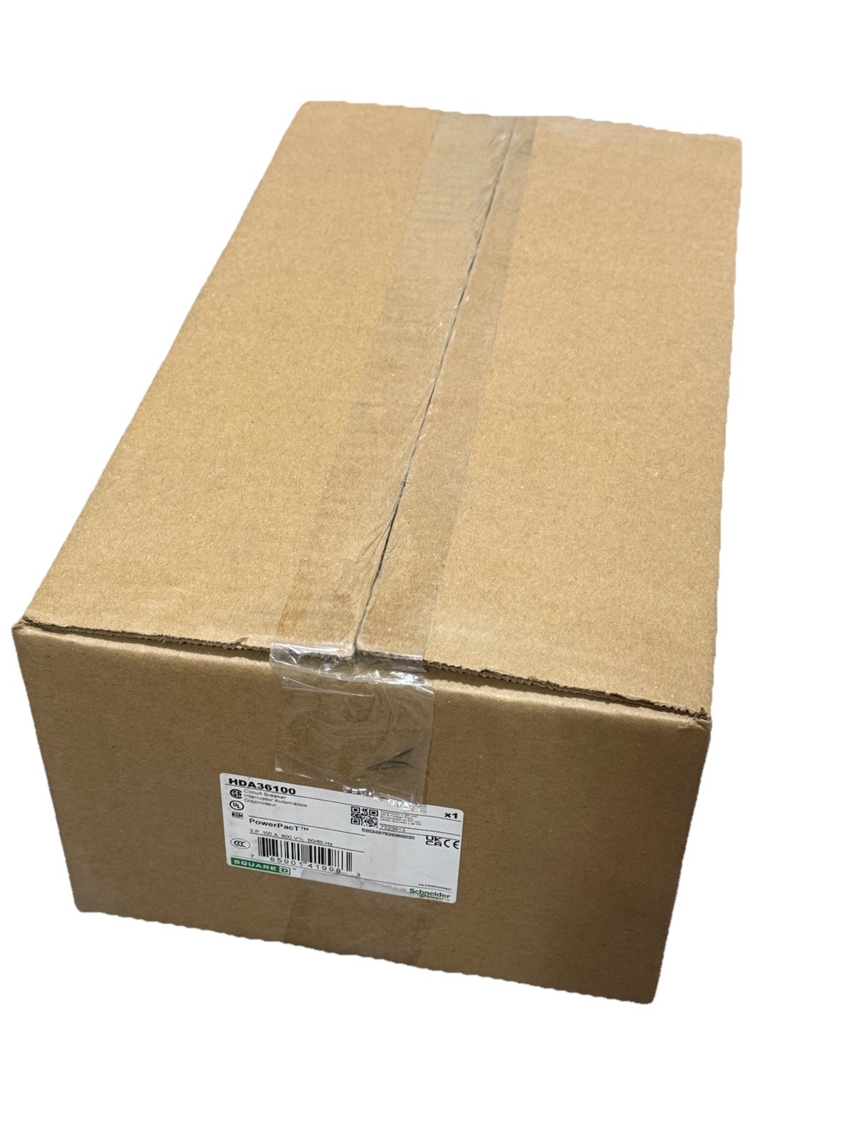 Square D HDA36100 3p 600v 100a 18k I-Line Circuit Breaker NEW IN BOX