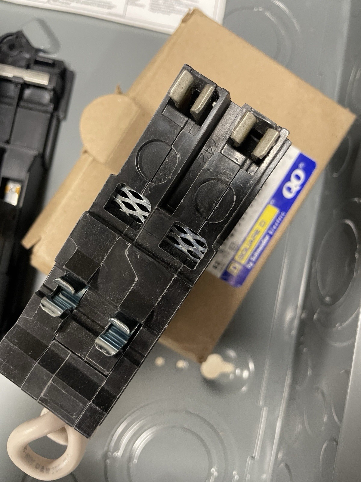NEW ORIGINAL QO250GFI SQUARE D QO 2 POLE 50AMP GFCI GROUND-FAULT CIRCUIT BREAKER