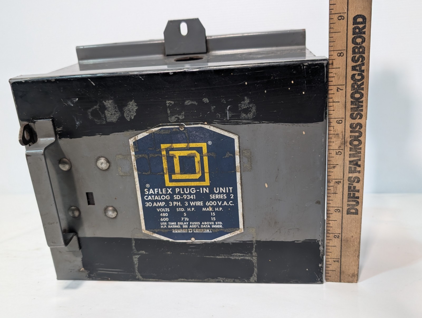 Square D SD-9341 Saflex Bus Plug-In Unit, Series 2, 30A, 3 Phase, 3 Wire, 600VAC