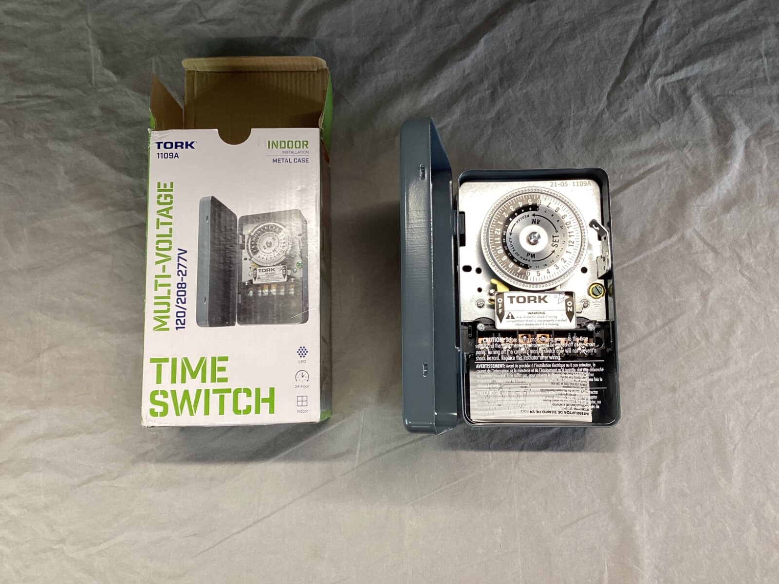TORK 1109A Indoor Outdoor Time Switch 24 Hour Multi-Voltage