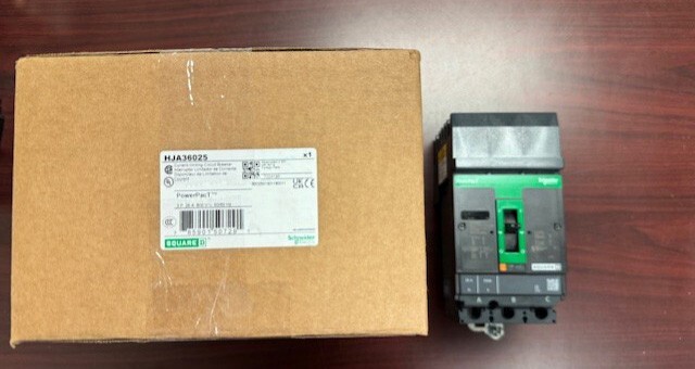 HJA36025 3Pole 25Amp 480/600Volt I-Line Square D HJA Circuit Breaker BRAND NEW