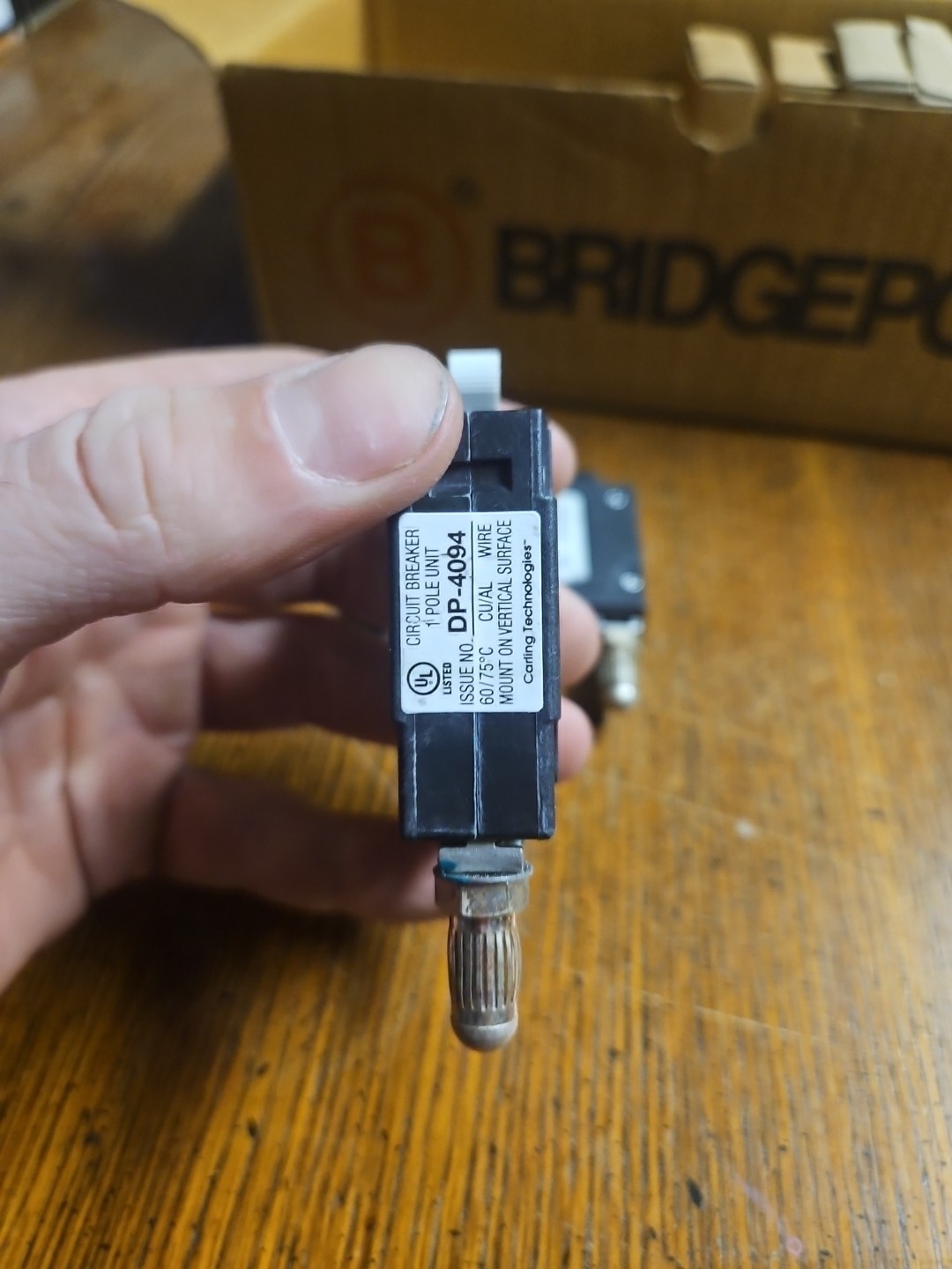 Carling Technologies CA1-X0-25-405-A11–Mj Bullet Breaker 15A 80VDC