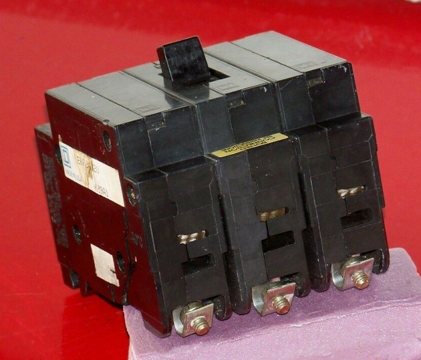 EHB34020 Square D 20 amp 480/277 volt 3 pole obsolete bolt on breaker
