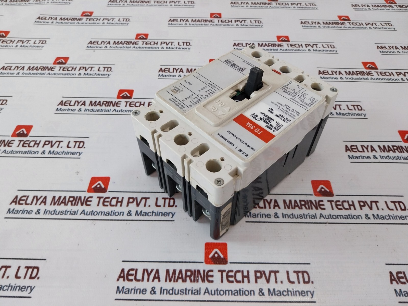 Eaton FD3015 3 Pole Circuit Breaker 15 Amps 600Vac