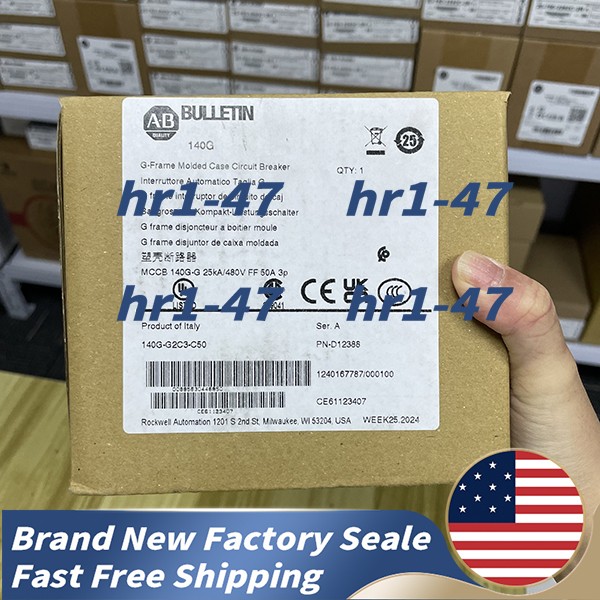 Brand NEW 140G-G2C3-C50 3-Pole Circuit Breaker Free Shipping