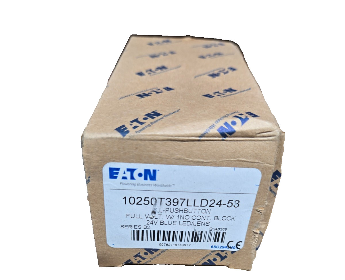 EATON 10250T397LLD24 53 BLUE 24V LED Illuminated Pushbutton NEW