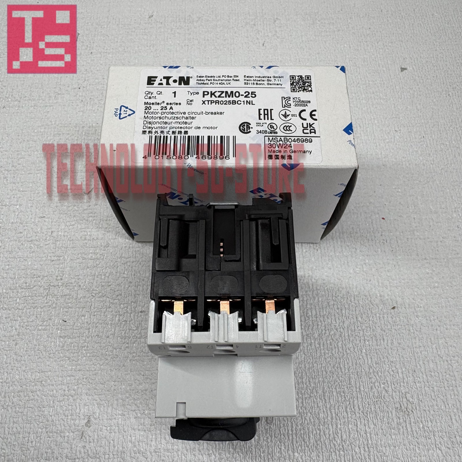 1PCS New Eaton Moeller PKZM0-25 Motor Circuit Breaker