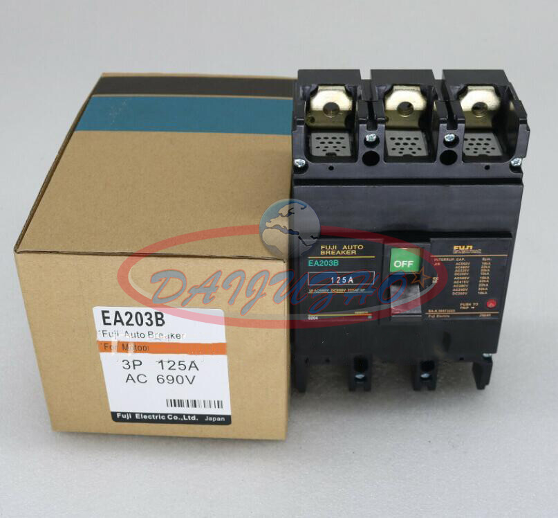 One Fuji Electric 3P 125A EA203B Industrial Automation Auto Circuit Breaker New