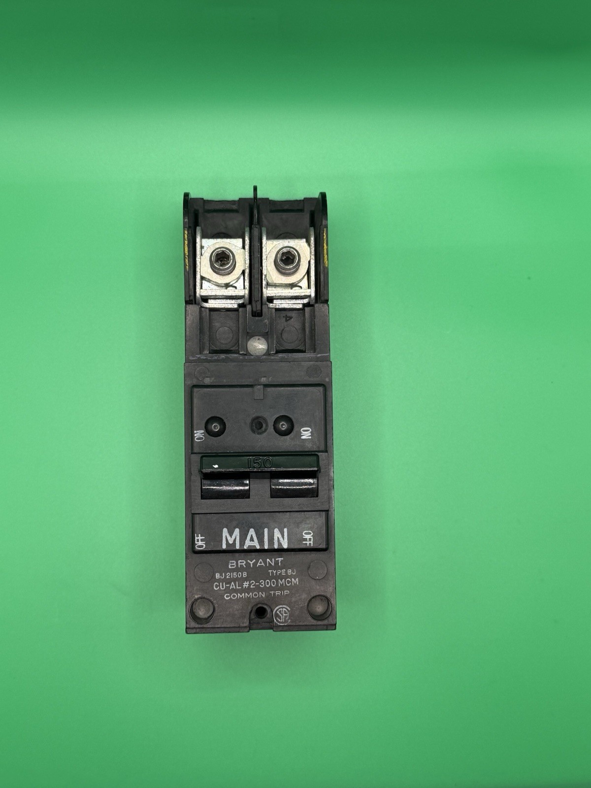 Bryant BJ2150B 150A 2-Pole Main Breaker 120/240V AC Panel Mount Switch