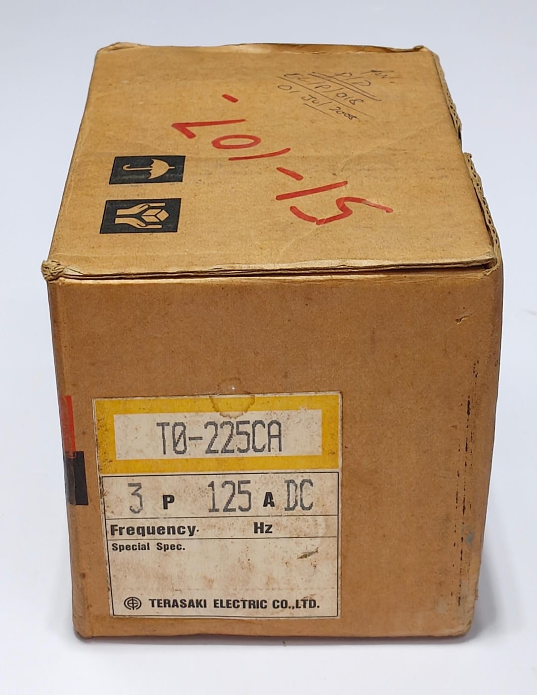 NEW BOX TERASAKI T0-225CA 3 Pole 125 A Circuit Breaker AC500V DC250V TO-225CA #2