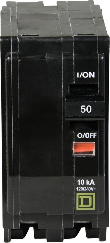 Square D by Schneider Electric Qwik Open 50 Amp Mini Circuit Breaker, 2 Pole,…