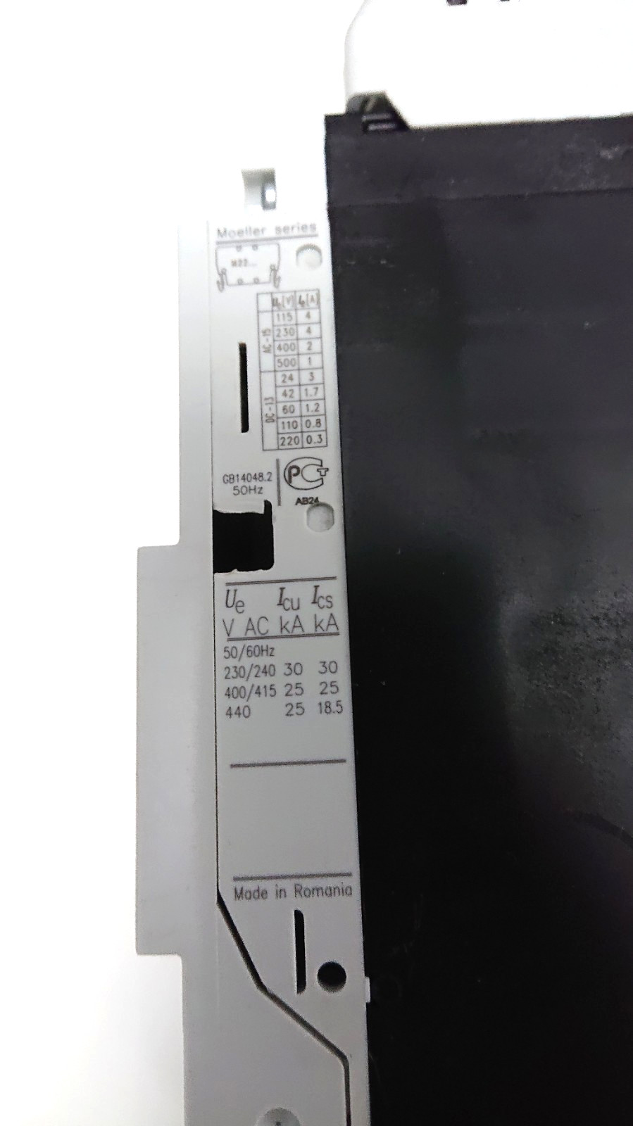 Eaton Moeller NZM 1 63A Circuit Breaker + Busbar Adapter XAD160