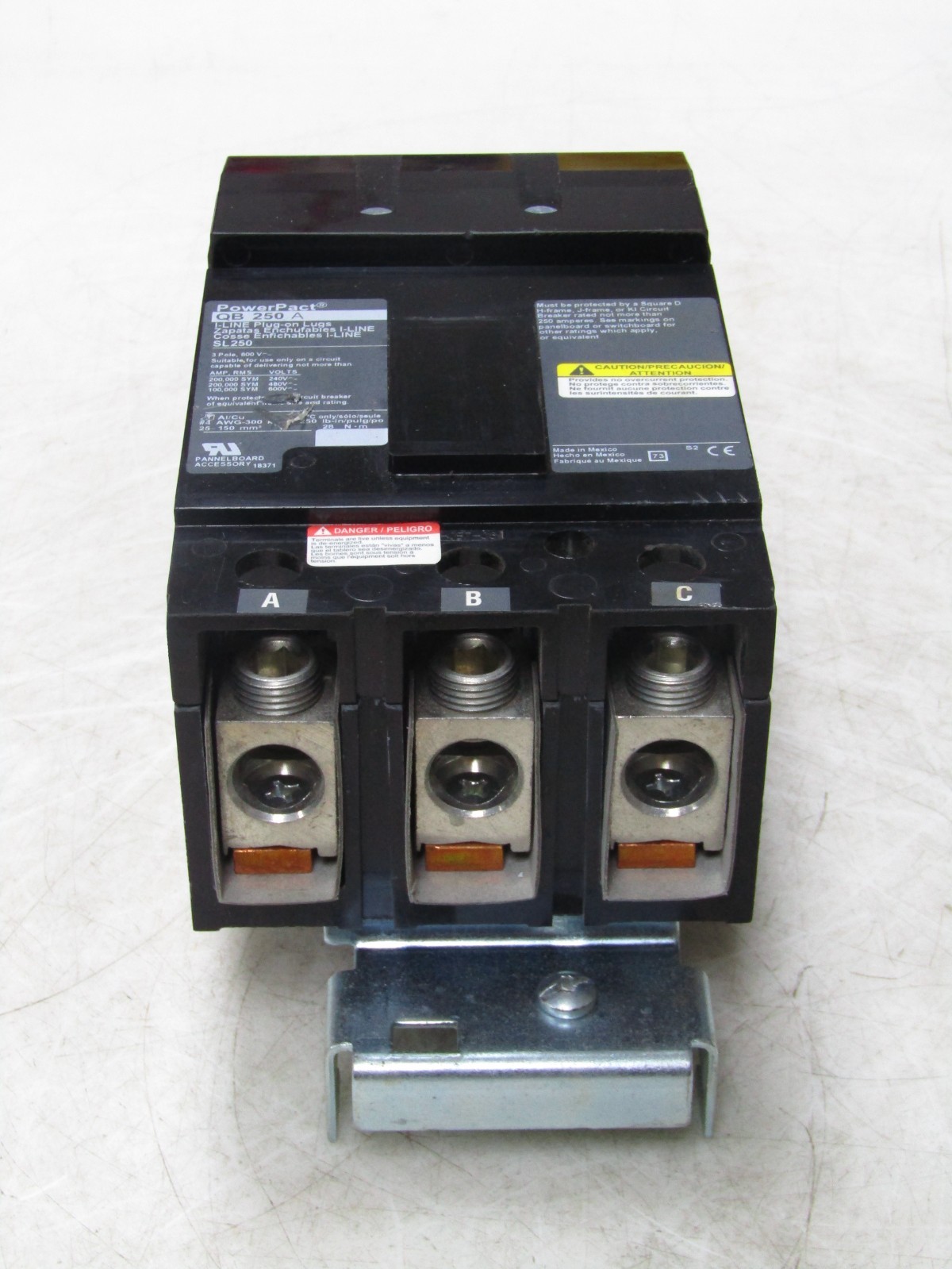 🙌NEW SQUARE D 250 AMP I-LINE POWERPACT SUB-FEED LUG KIT 600 VAC 3 POLE EJB34070
