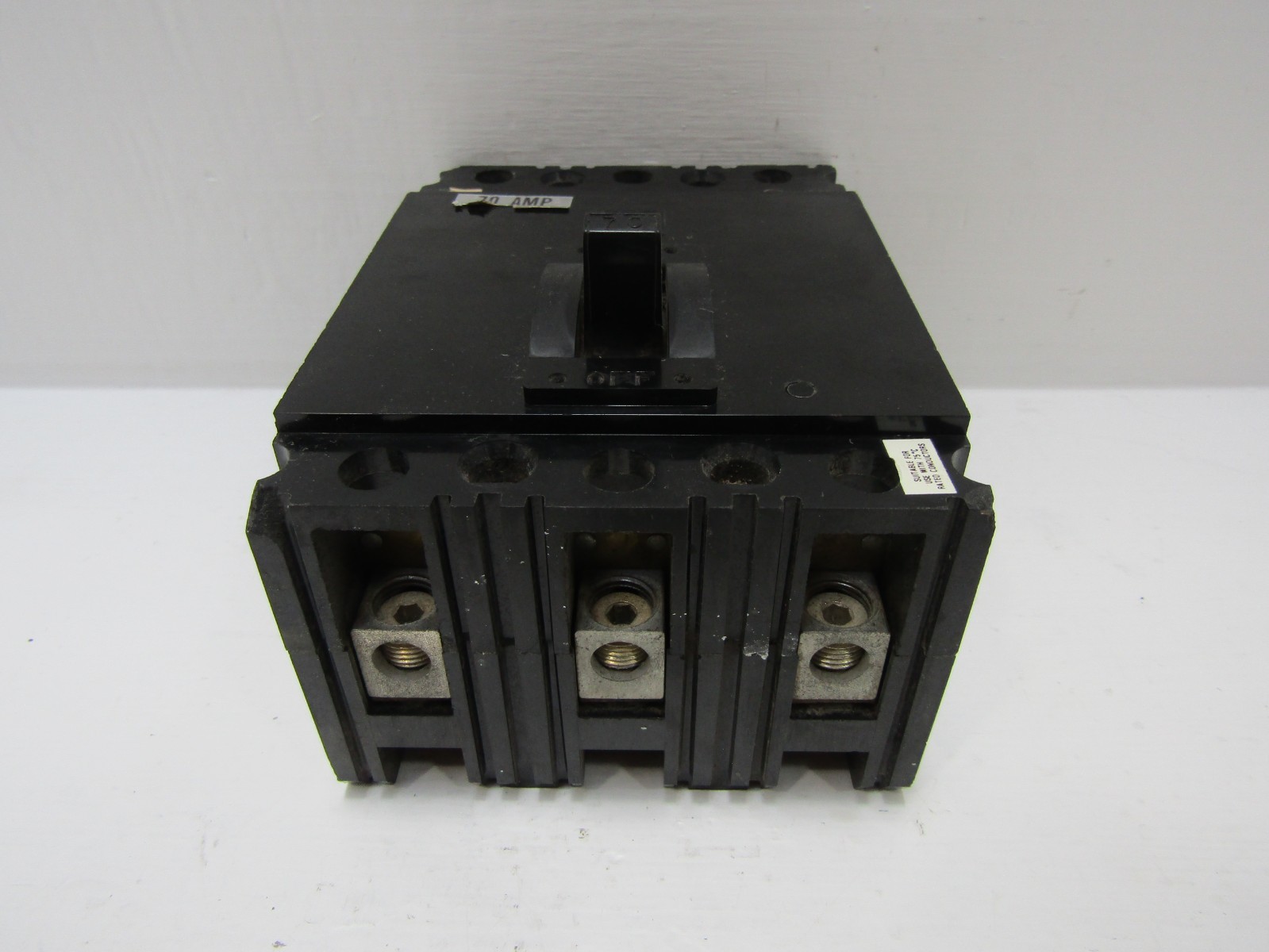 Square D FAL-36070 70 Amp 600V 3-Pole Circuit Breaker 70A 600 VAC Chipped