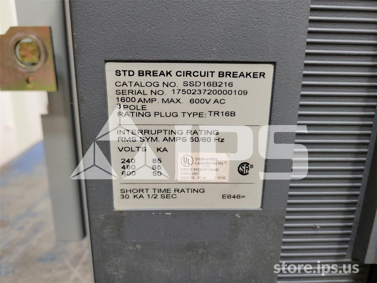 SSD16B216 – 1600A GE SSD POWER BREAK II EO/DO SKU021176