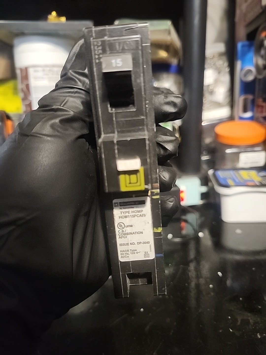 Homeline 15 Amp Single-Pole Plug-On Neutral Combination Arc Fault Circuit