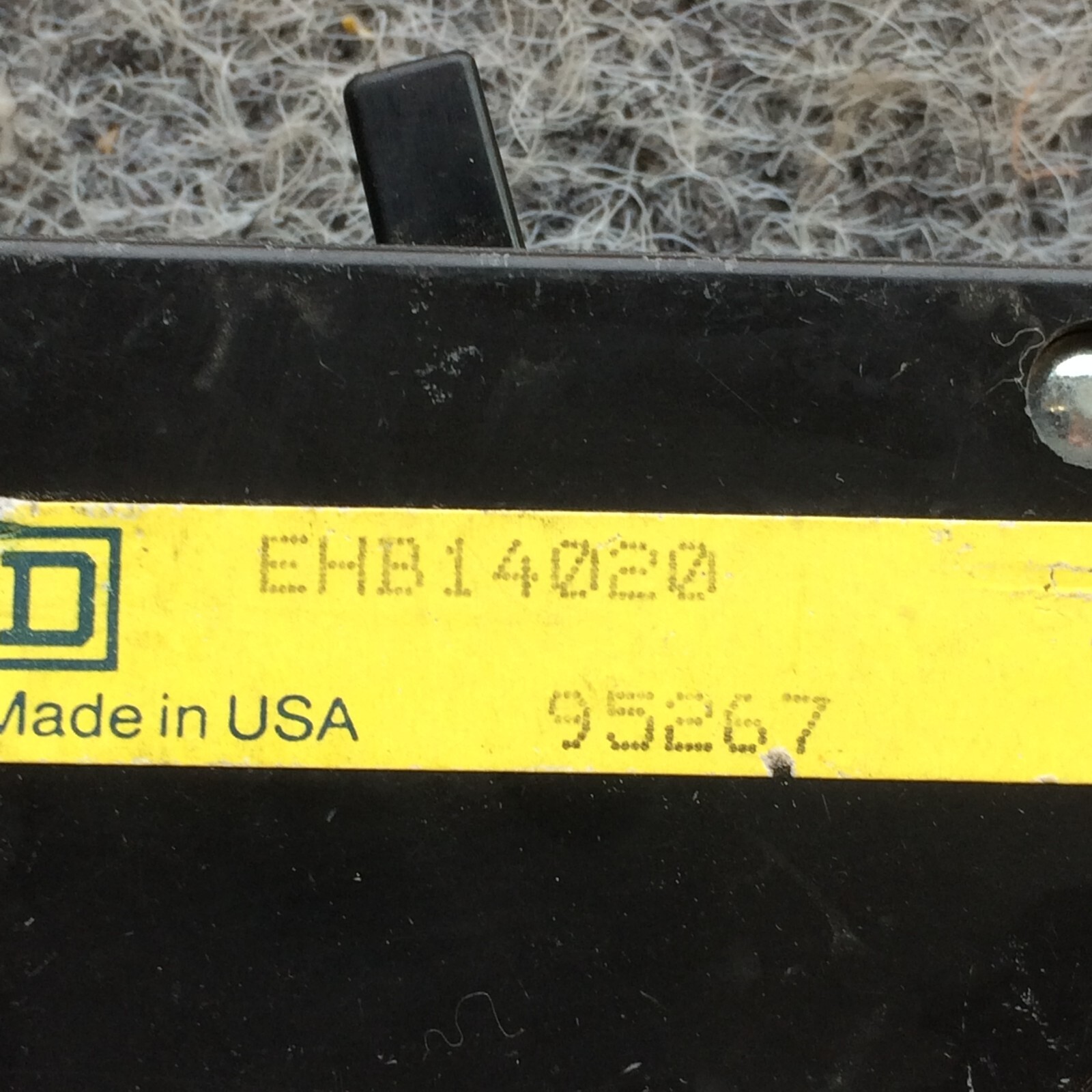 Square D EHB14020 20A Circuit Breaker 14kA @ 277 VAC Type EHB4 1 Pole 20 Amp