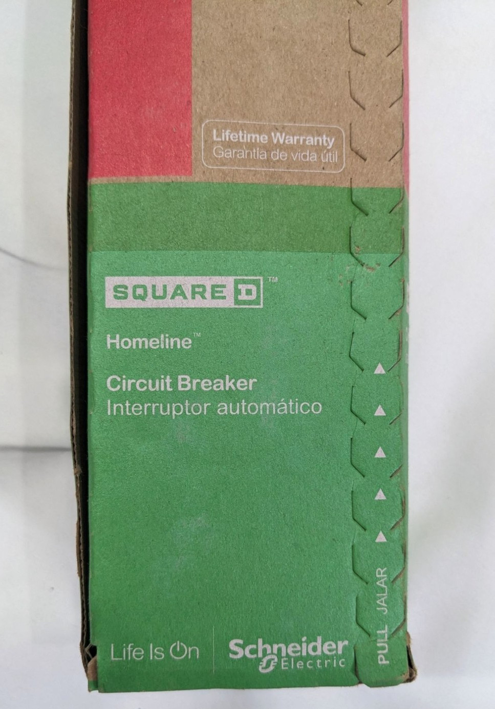 Square D Homeline 40A 2-Pole Circuit Breakers 120/240V 50/60Hz 5 Pack