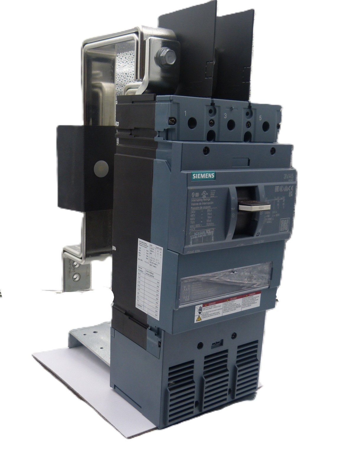 Siemens 3VA5340-5EC31-0AA0 400 Amp 3 Pole WITH P5 Hardware S3VA53TD