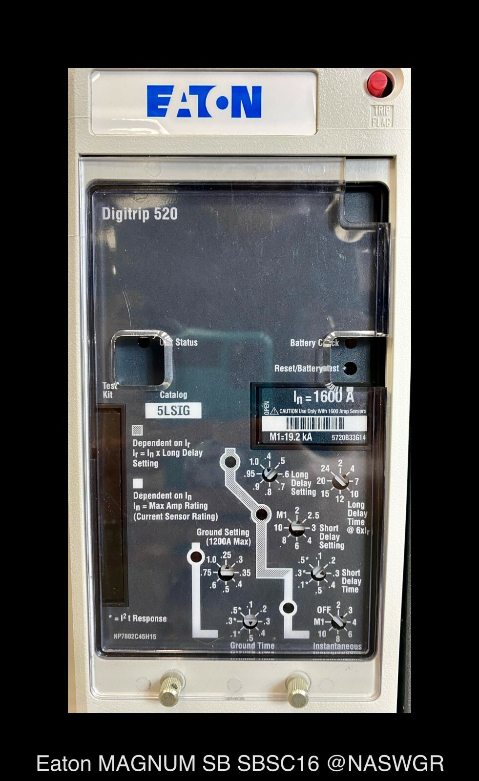 Eaton Magnum SB SBSC16 Breaker (E/O,D/O) ~ 1600 Amp – Tested/1Yr Warranty