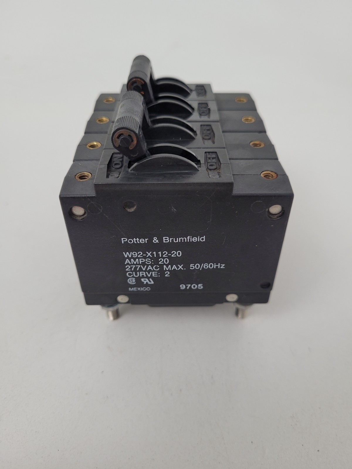 (Lot of 2) W92-X112-20 Potter&Brumfield 20 Amp Circuit Breaker – Next Day Option