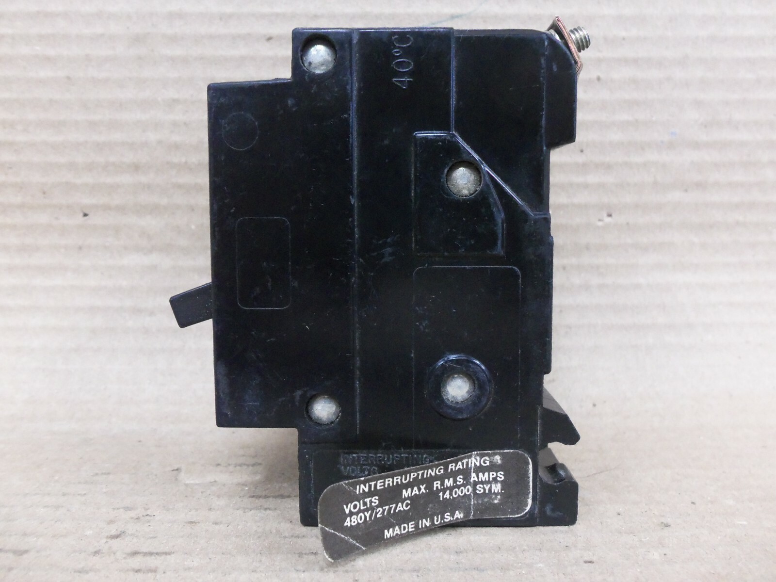 Square D EHB24020 2 Pole 20 Amp 120V Circuit Breaker Flawed