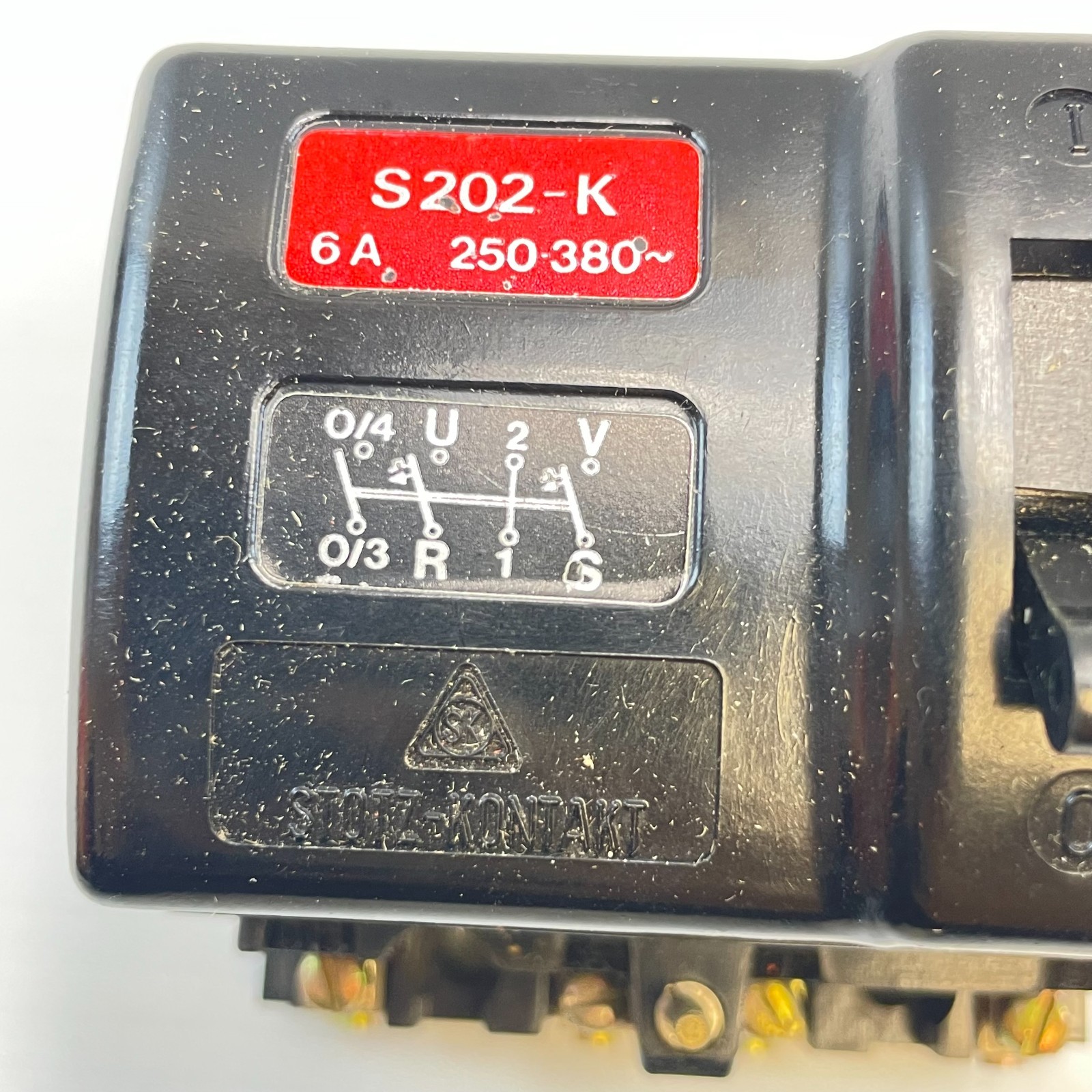 STOTZ-KONTAKT S202-K BREAKER 6 AMP 380V