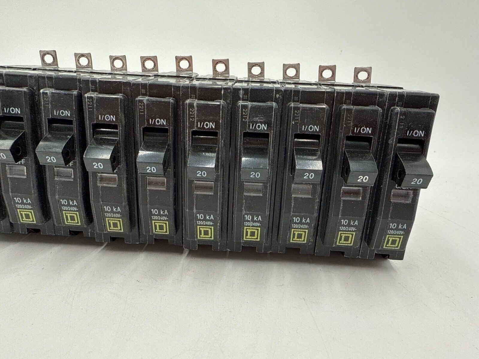 Square D QOB120 Circuit Breaker Used