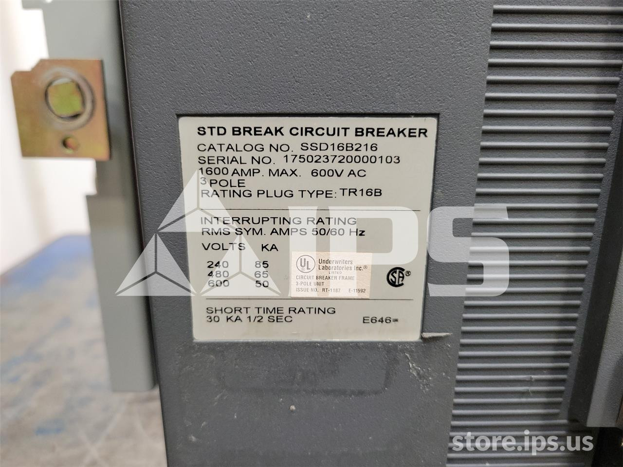 SSD16B216 – 1600A GE SSD POWER BREAK II EO/DO SKU021174