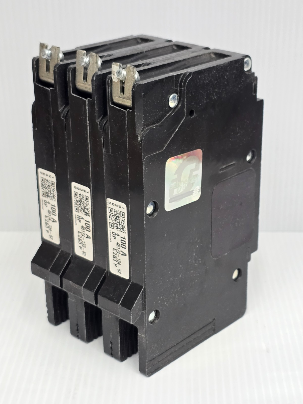 New Square D 100 Amp Bolt-On Circuit Breaker 480Y/277 VAC 3 Pole 25 kA EDB34100