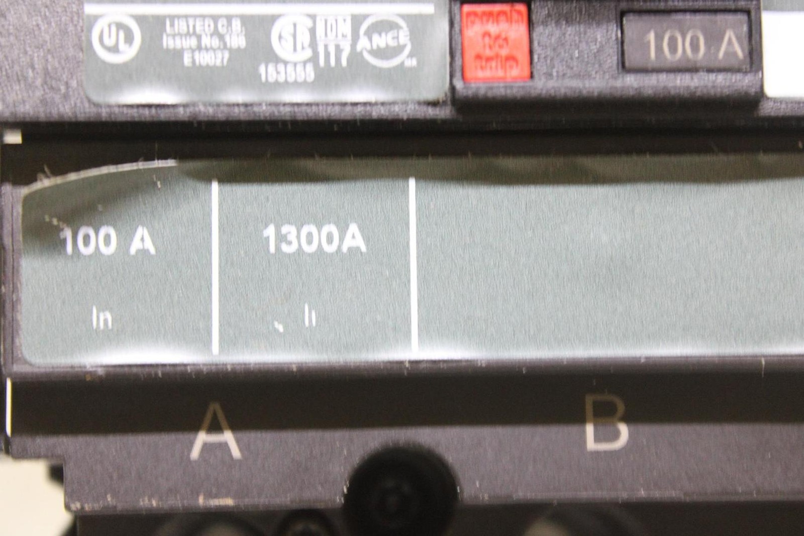 SQUARE D POWERPACT I-LINE CIRCUIT BREAKER HJA36100 100 AMP 600 VAC 3-POLE