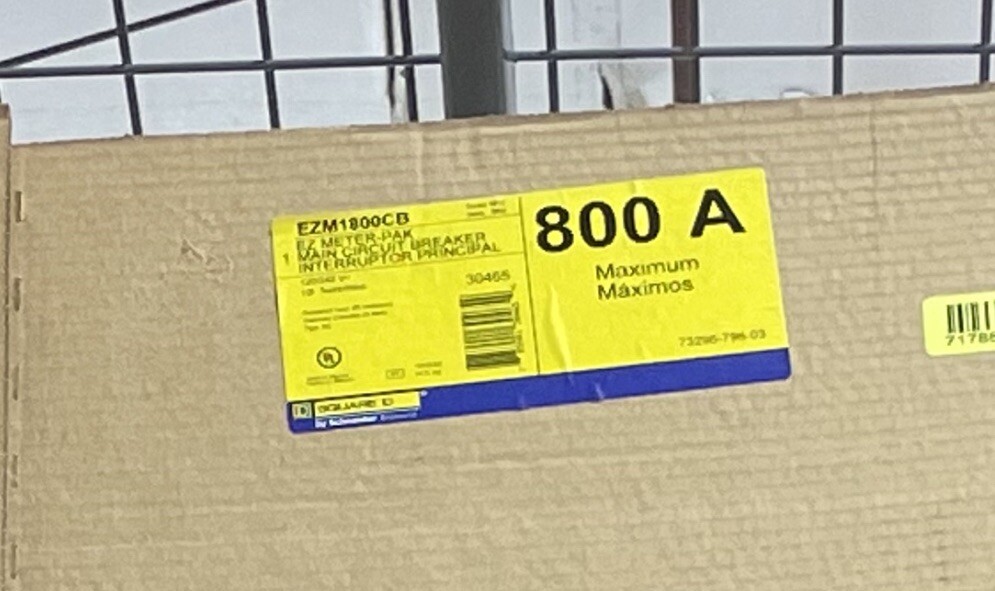 Square D EZM1800CB 800A Main Circuit Breaker NEW – ED4U