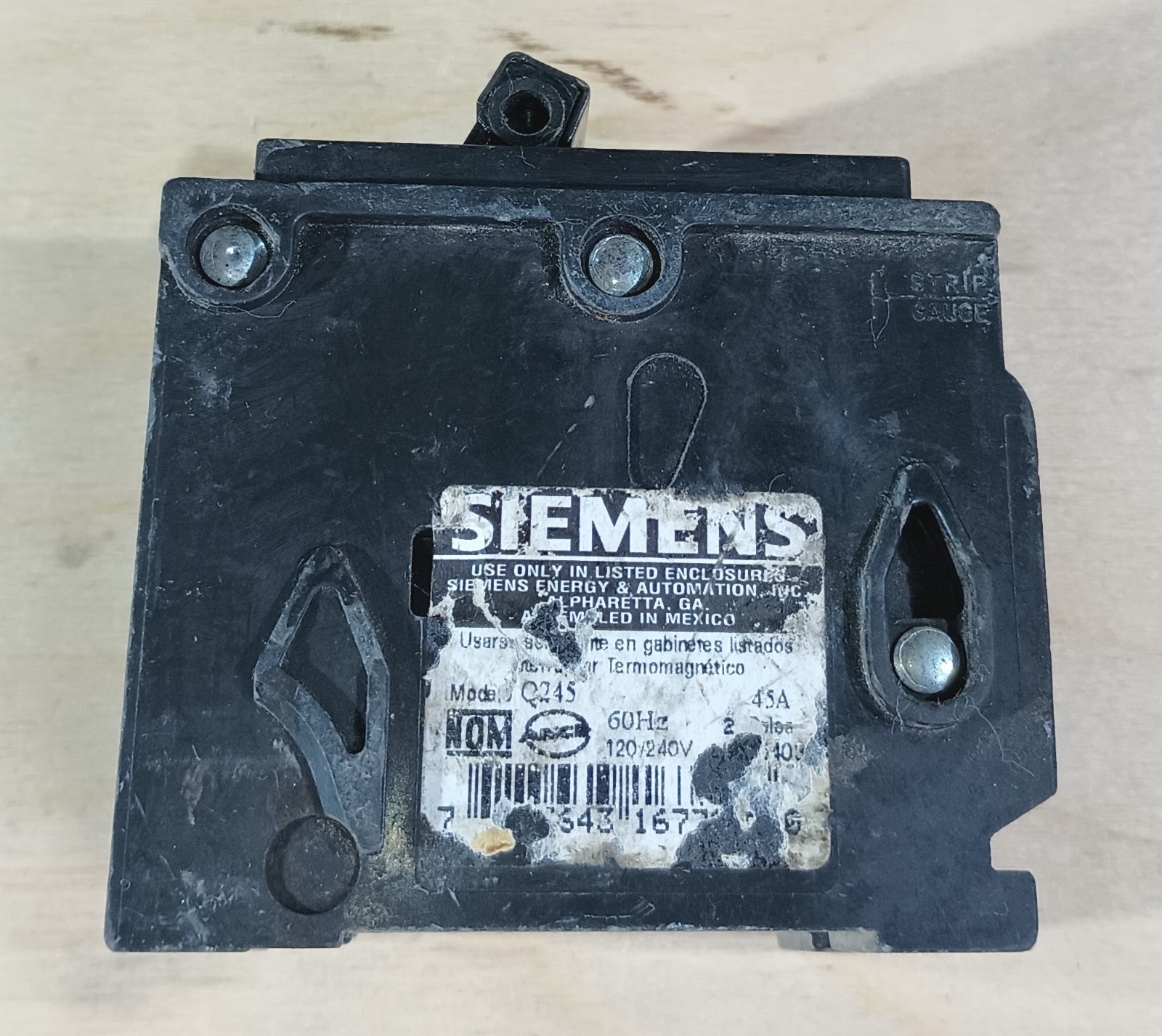 Siemens Q245 Circuit Breaker