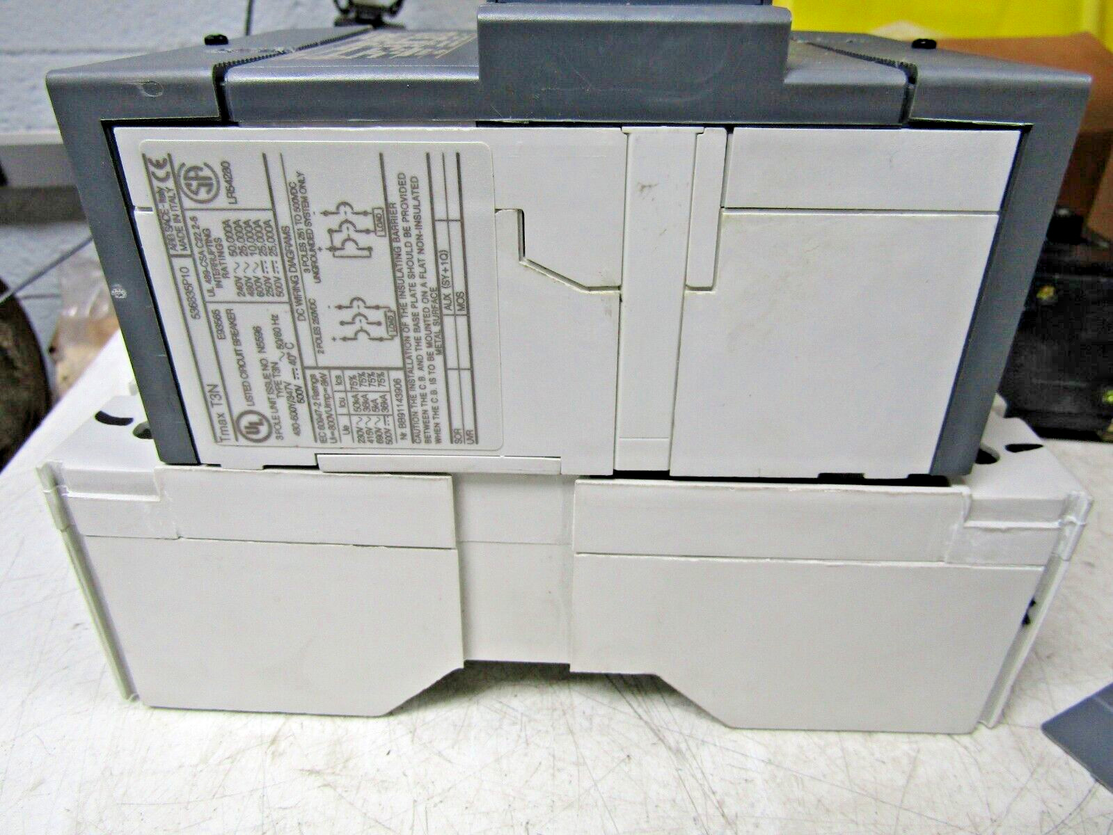 🔥 NEW ABB 225 AMP CIRCUIT BREAKER 3 POLE 480-600Y/347 VAC ABB SACE TMAX T3N 225