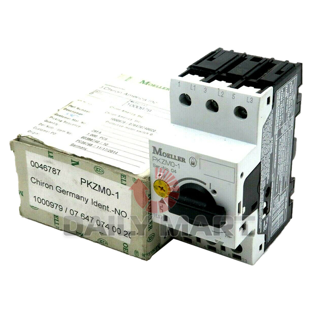 New In Box EATON MOELLER PKZM0-1 Circuit Breaker
