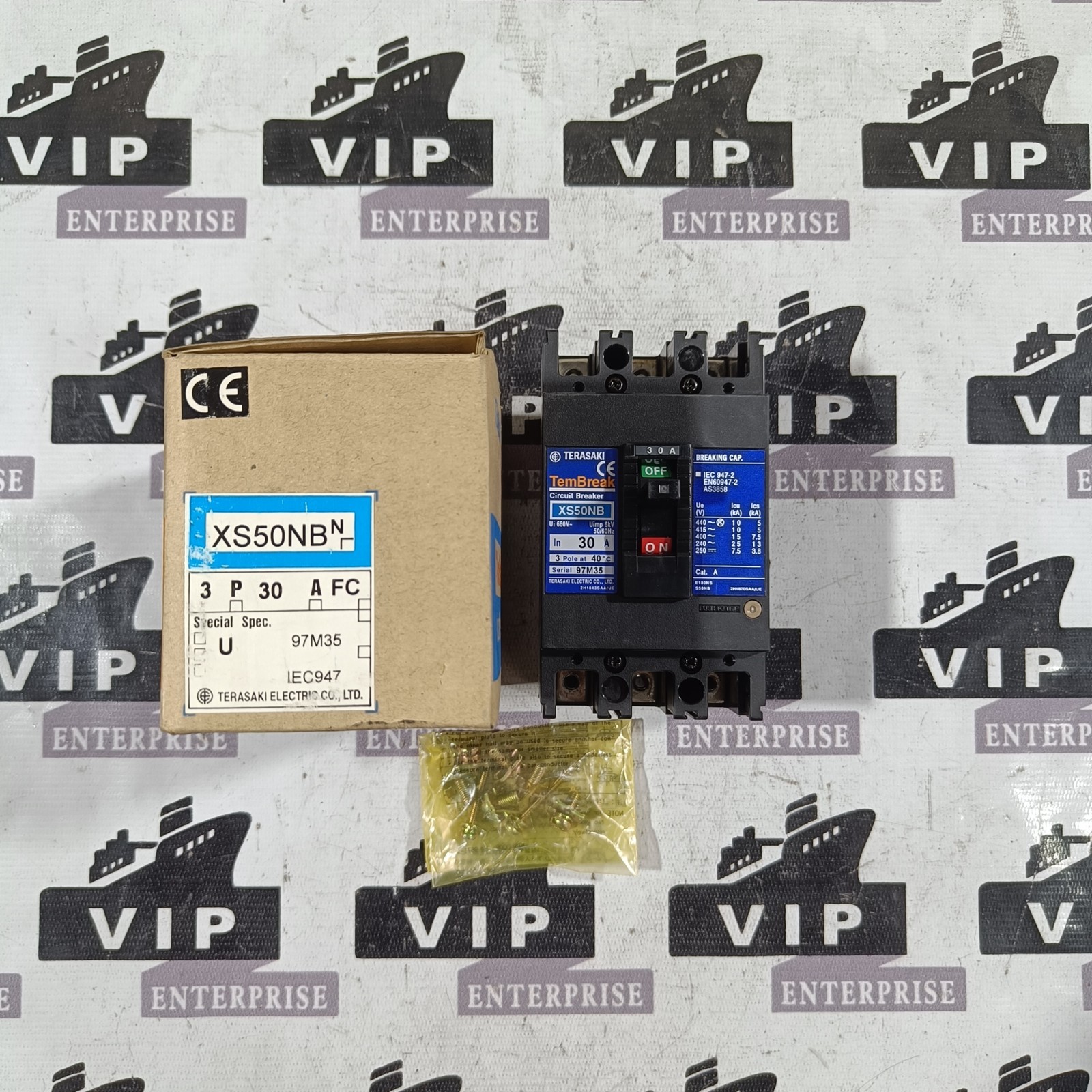 TERASAKI XS50NB CIRCUIT BREAKER 30A FREE FAST SHIPPING