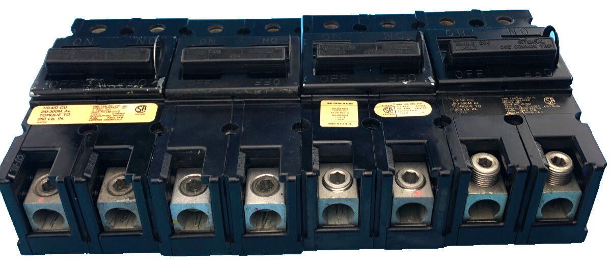 Zinsco QFB24 150 Amp 2 Pole Circuit Breaker Type D GTE Sylvania Challenger 240V