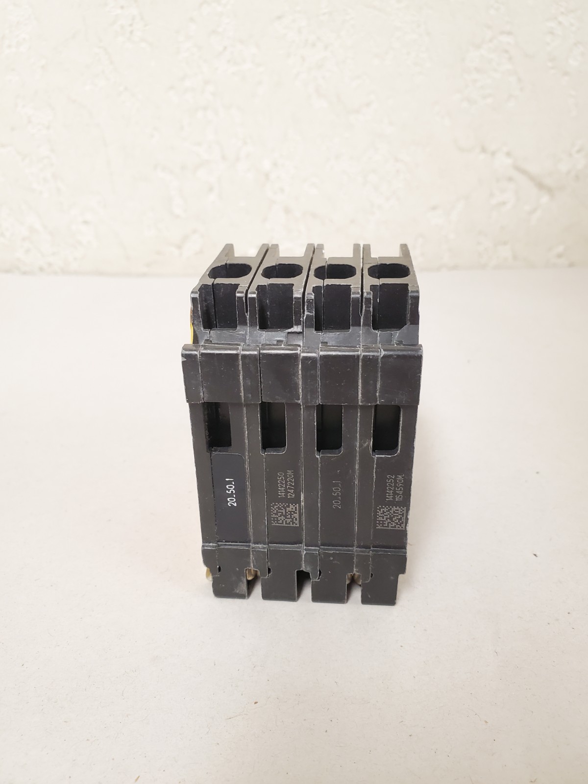 Eaton BR 1-20 Amp 2 Pole & 1-50 Amp 2 Pole BQ Quad Circuit Breaker (BQ220250)